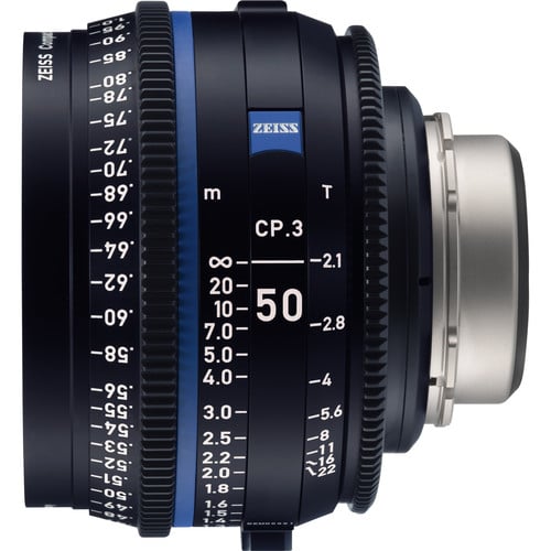 Ống Kính Cine Zeiss CP.3 50mm T2.1 Ngàm Canon EF/Feet